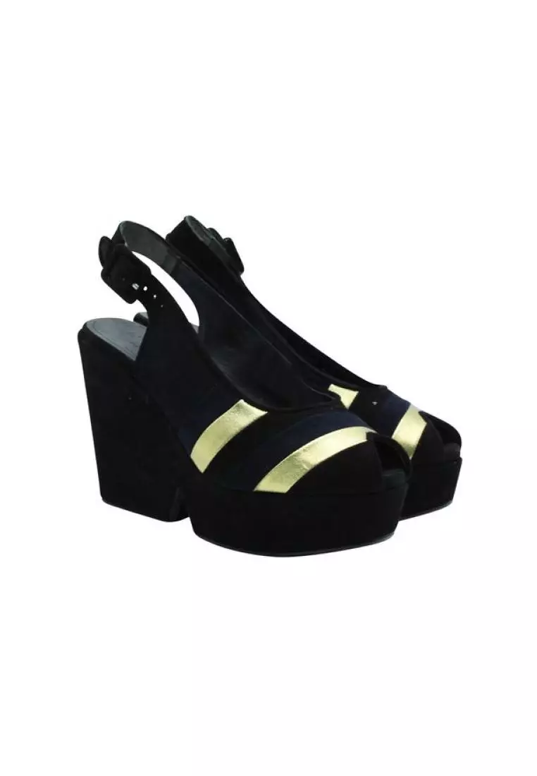 Slingback wedges deals peep toe