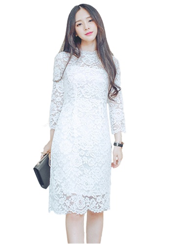 White 1 piece dress Clearance