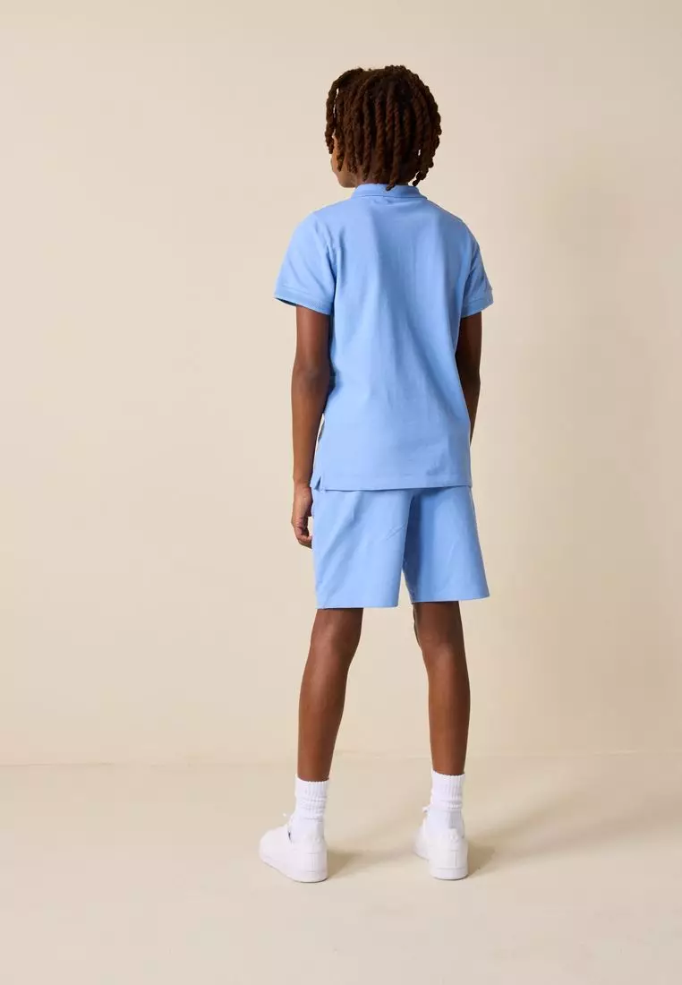 Short Sleeve Polo Shirt and Shorts Set