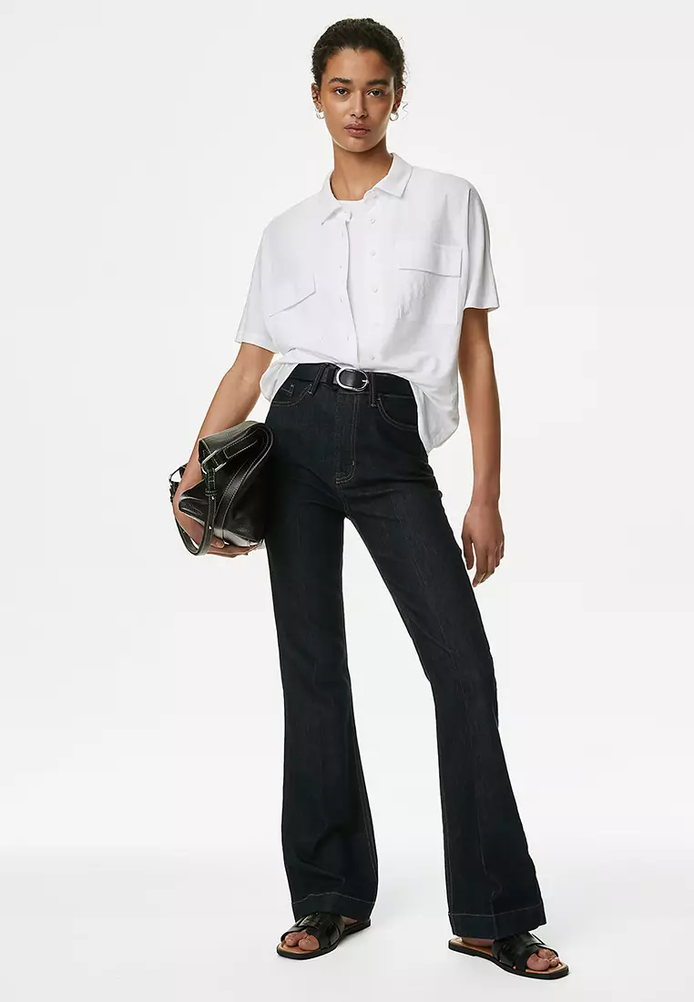 Collared Button Through Shirt