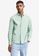 MANGO Man green Regular Fit Striped Cotton Shirt 5BA9FAA6B811DCGS_1