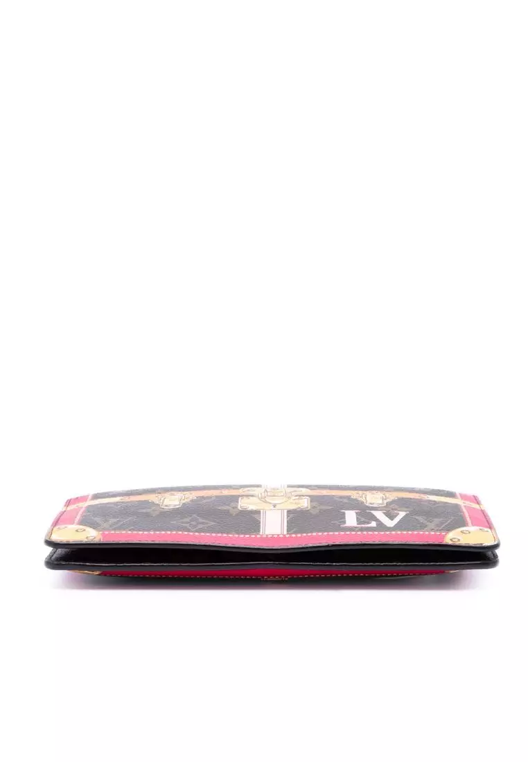 Pre-Loved Louis Vuitton Monogram Summer Trunks Pochette Weekend
