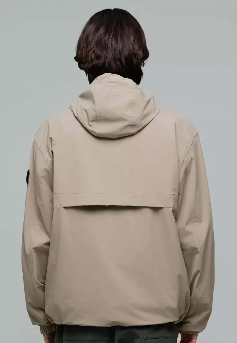 【NATIONAL GEOGRAPHIC】アルケロン 起毛 WOVEN HOODED ZIP-UP Women's ARCHELON Woven Hooded Training Zip Up Jacket