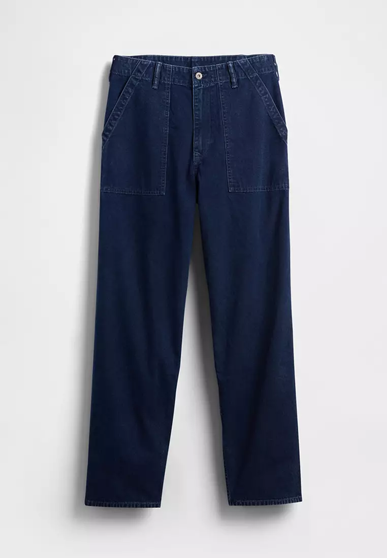 Canvas Baggy Trouser Jeans