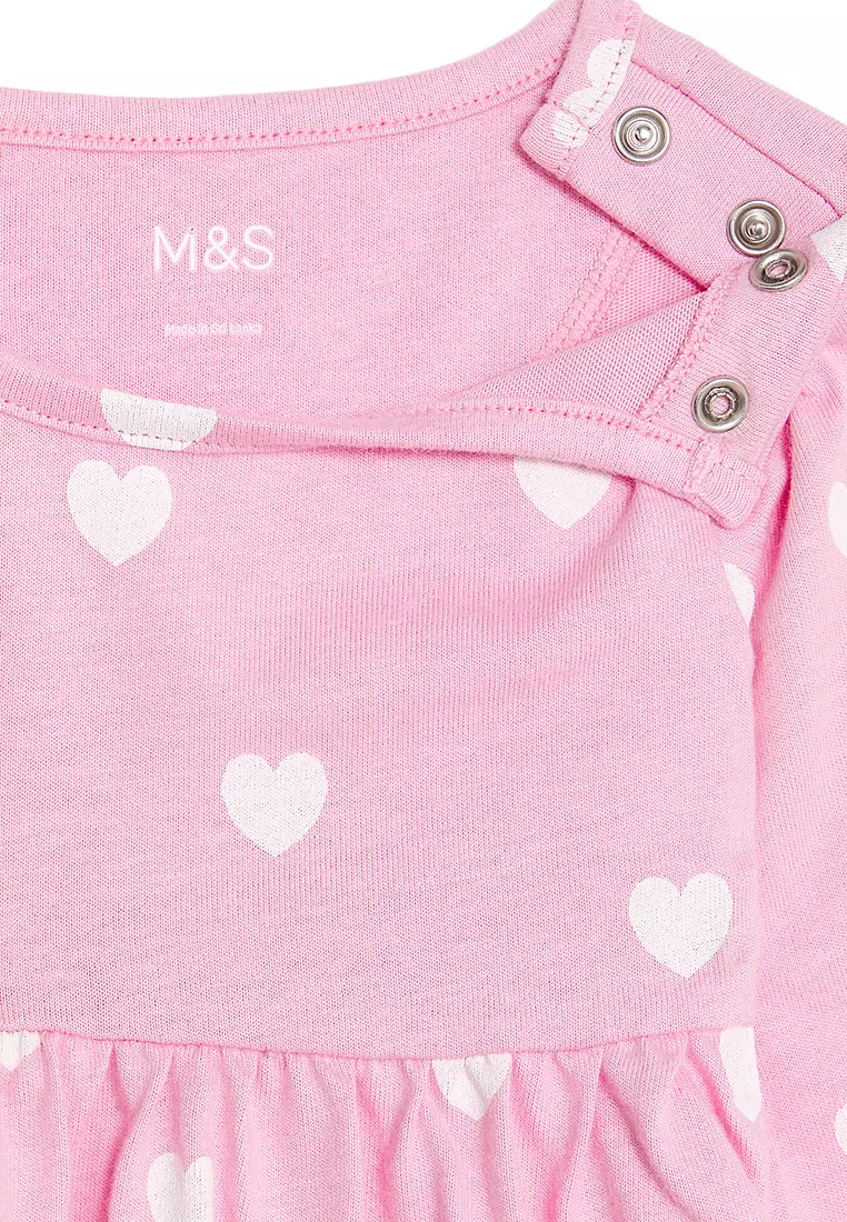Jual Marks & Spencer Pure Cotton Heart Dress Original 2024 | ZALORA ...