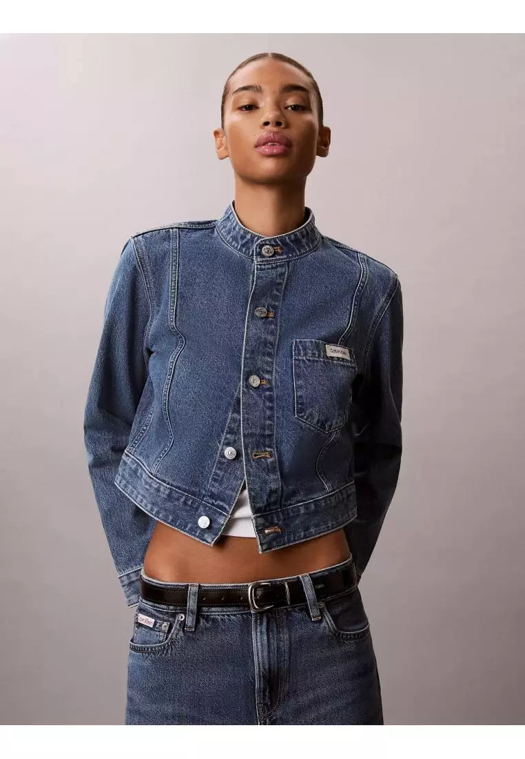 denim fabric calvin klein foundation denim jacket