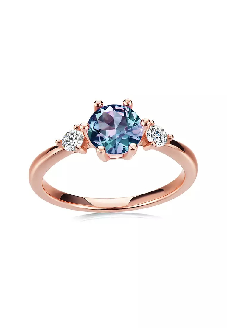 [ Alexandrite Collection ] Moya Printessa Alexandrite Ring RG - Cincin by Her Jewellery
