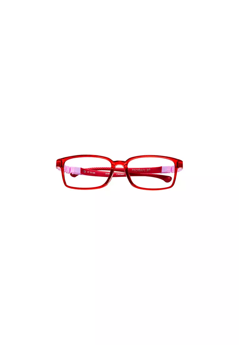 Jamie Kids (Flexible TR Eyeglasses) Anti-Radiation Computer Eyeglasses - Cherry