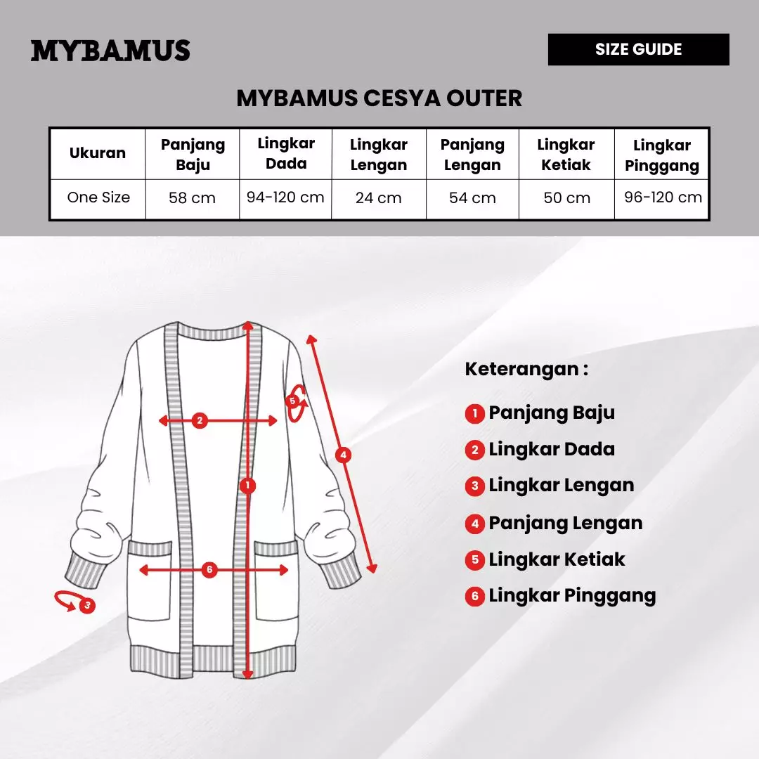 Cesya Outer Kerut - Coffee M19672 R69S3