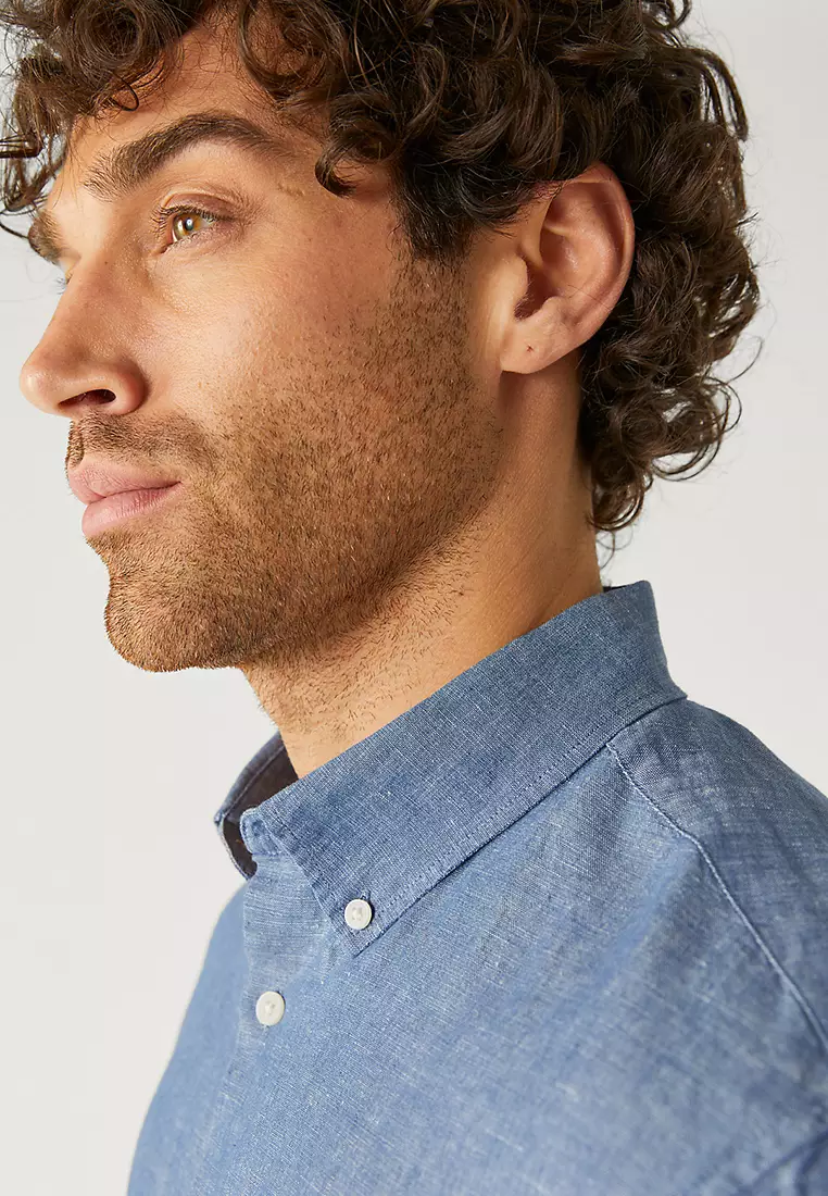 Easy Iron Linen Rich Shirt