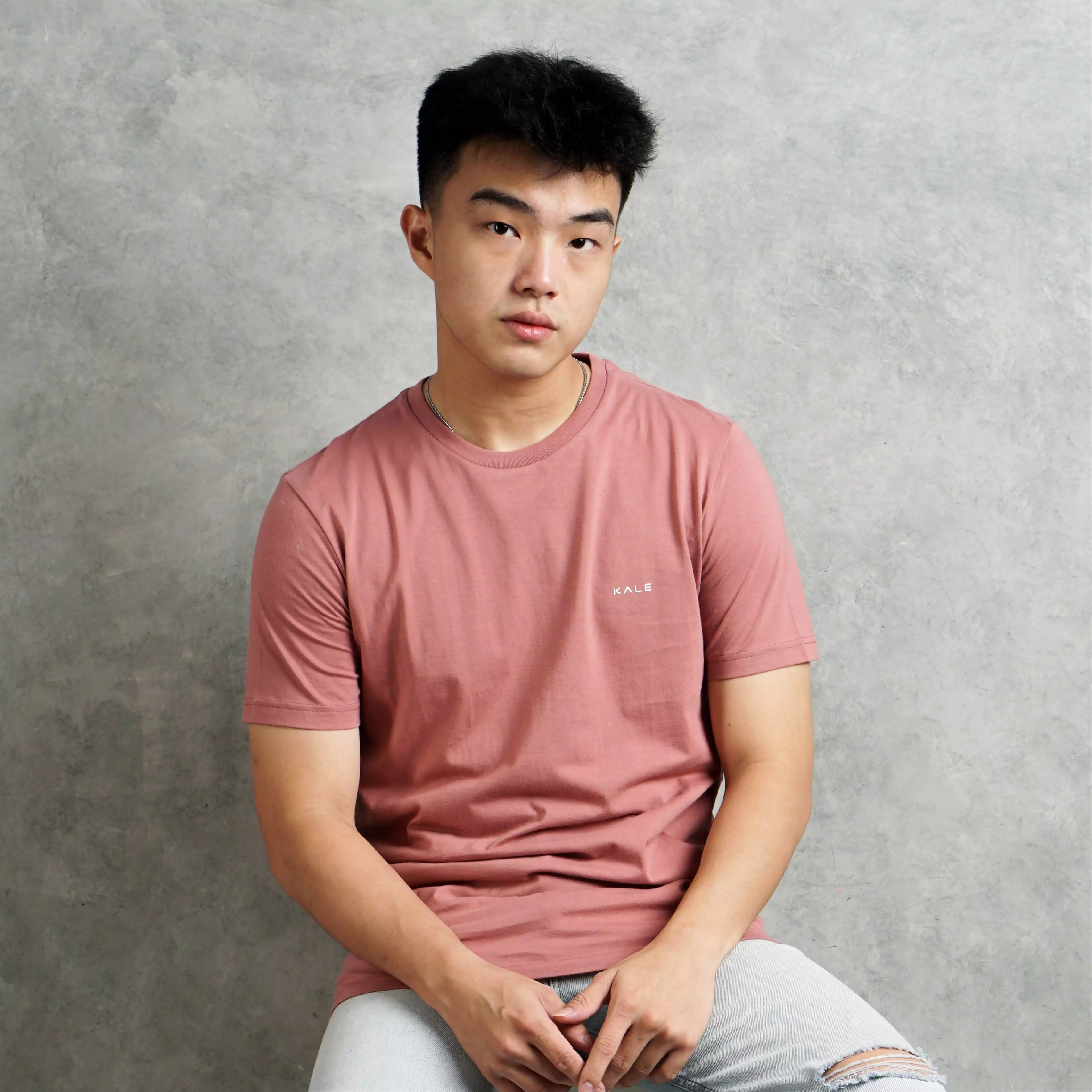 Kale Arion Dusty Rose / T-Shirt Pria Lengan Pendek / Unisex