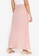 ZALORA BASICS pink Maxi Skirt With Slits 67AD6AA874303FGS_2