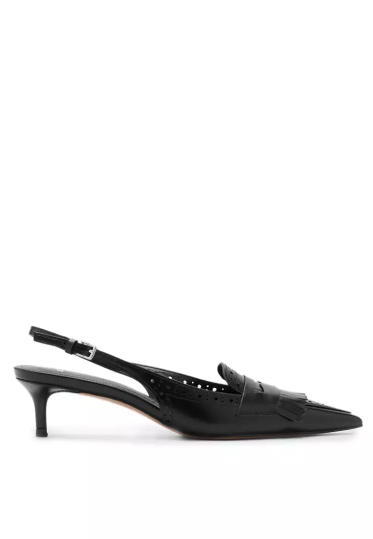 Discount on Mango  shoes - SKU: Fringe-Heel Shoes