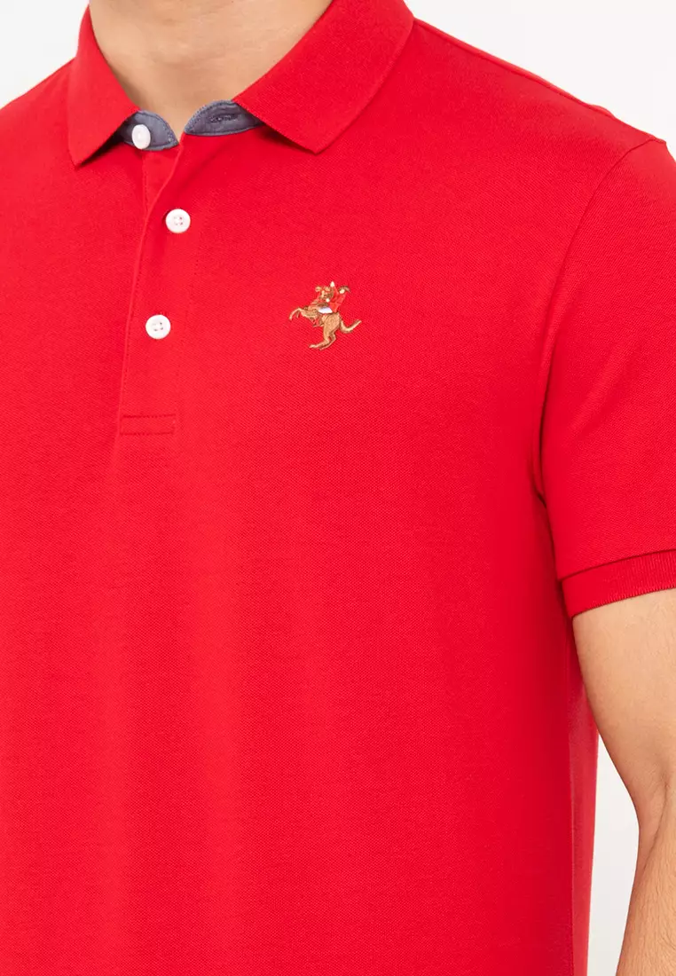 Buy GIORDANO Men's Antimicrobial Embroidery Polo 01011251 Online ...