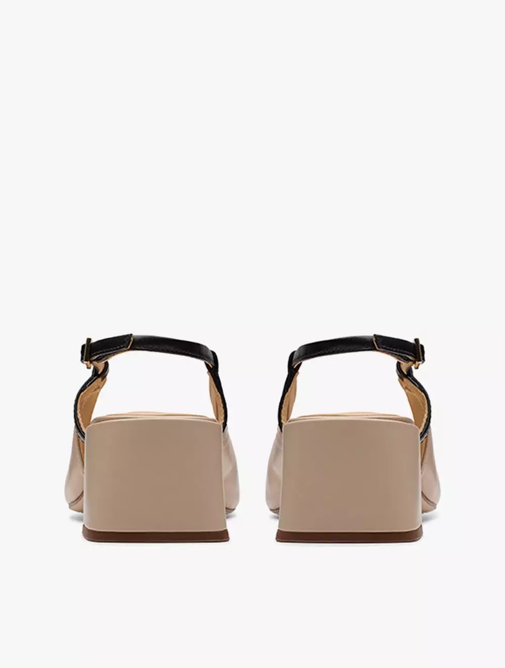 Clarks Nyta45 Sling Sand Combi Lea