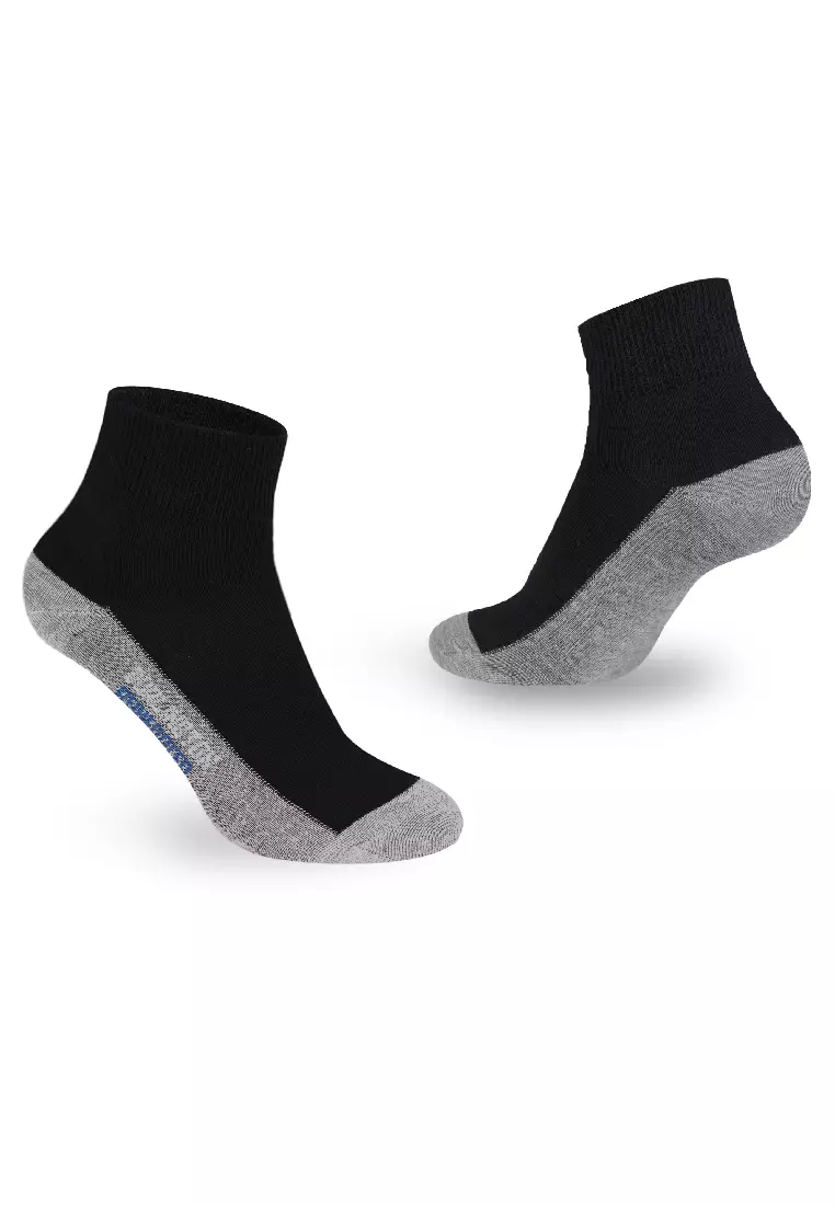 Burlington Men's Cotton Lite Thin Casual Ankle Socks 3 pairs in a pack 142B