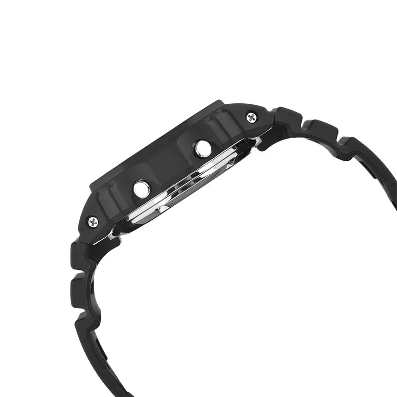 Jam Tangan Pria Casio G-Shock DW-5000R-1AJF DW5000 DW-5000R First Generation Reissue Model Digital Dial Black Resin Band (JDM)