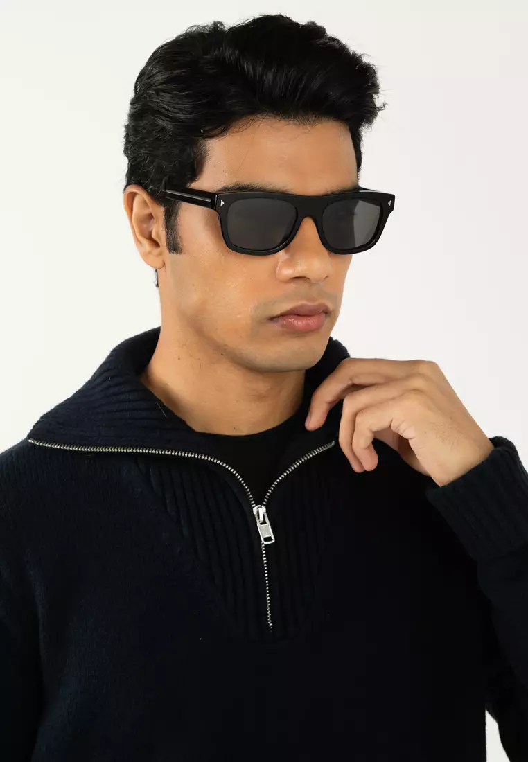Iconic Metal Plaque Sunglasses (nt)