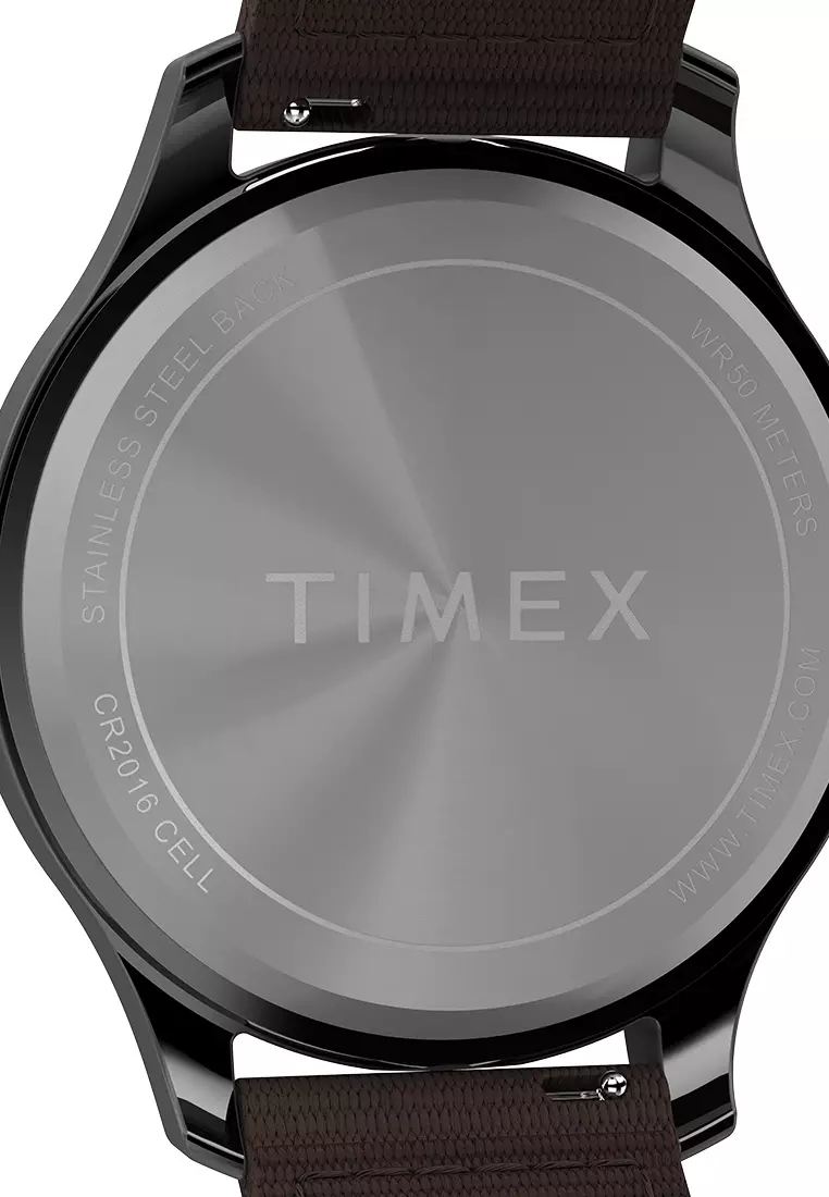 Timex Expedition Brown Fabric Analog Quartz Watch For Men TW4B30900JQ