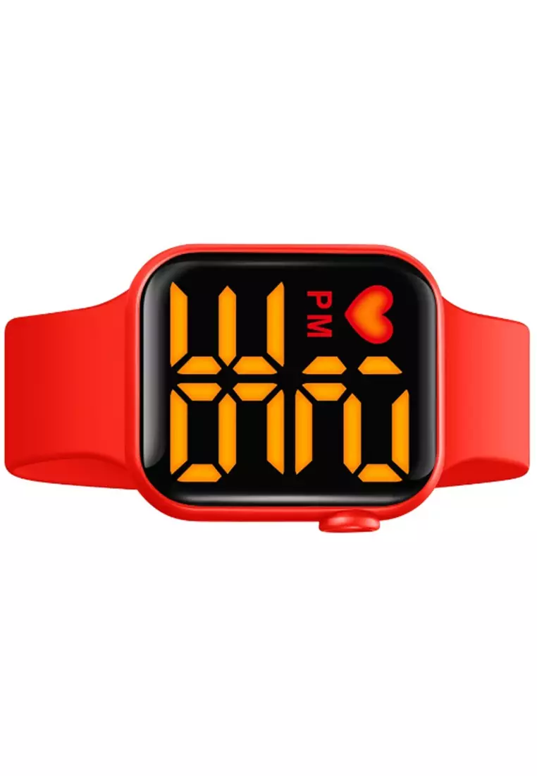 Jam Tangan Digital Pria Waterproof Many Function Strap Tali Material PU Silicone BY86 ORIGINAL