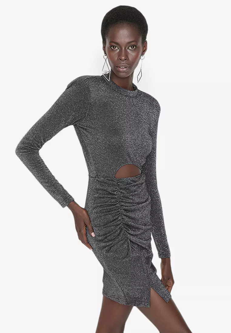 Metallic discount dresses online