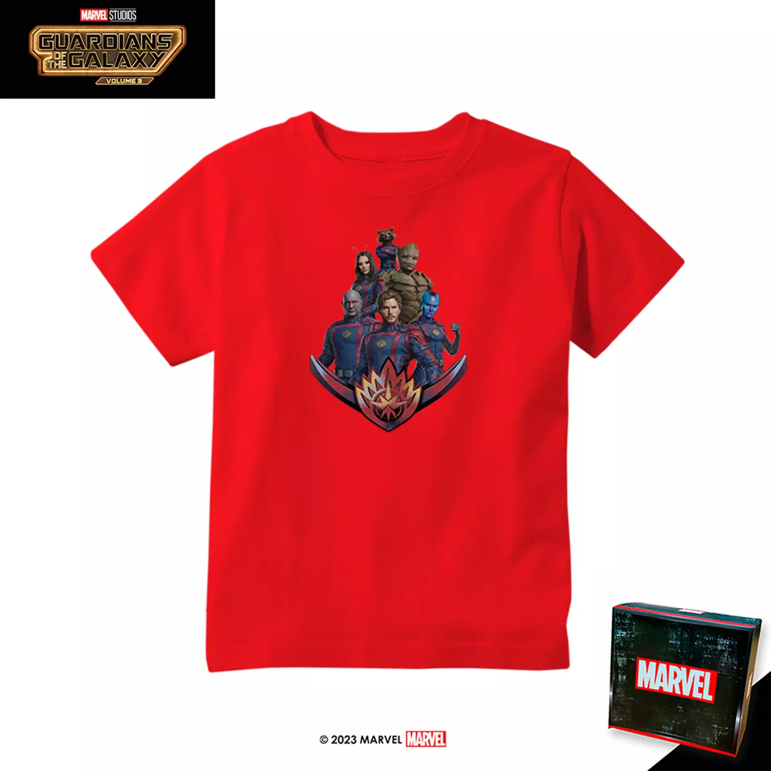T-shirt Marvel Compleanno Personalizzata - Frutto Del Telaio - Cotone Bianco - Foto 2