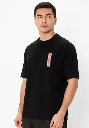 Tシャツ・カットソー Burberry FW25 Black stretch poplin shirt (8079596 A1189) TBロゴTシャツ | Burberry