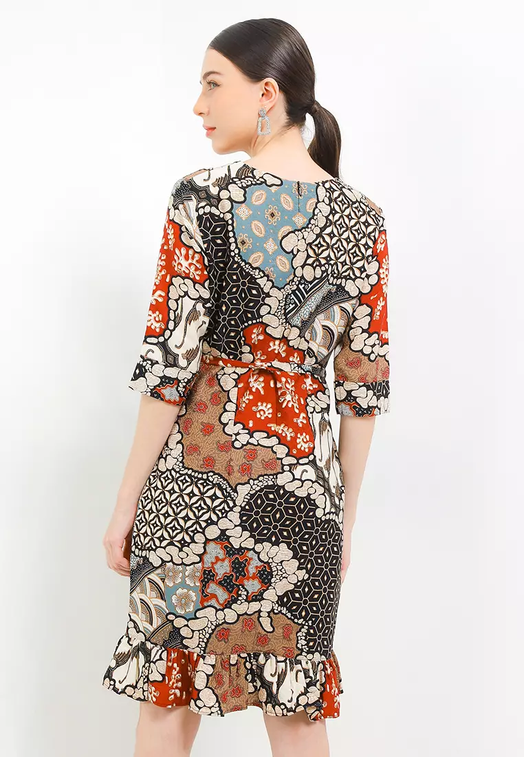 Arjuna Weda Sackdress Batik Daun Saga main image 0