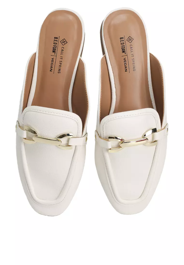 Alyah Slip On Mule Loafers