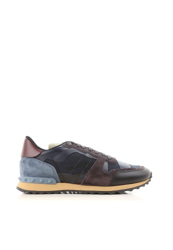 Buy Valentino Garavani Valentino Garavani Leather Rockstud Sneakers Black Online Zalora Singapore
