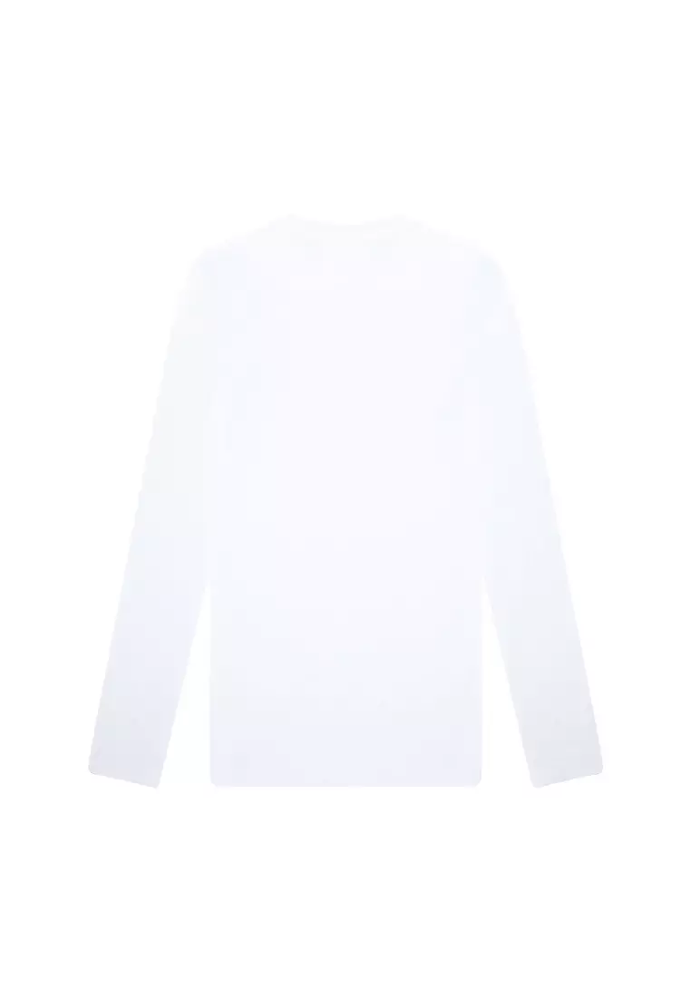 White long sleeve armani sales top