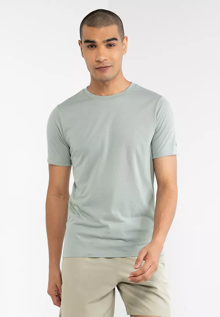 AIRism Crew Neck Short Sleeve T-Shirt (Heather)