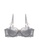 ZITIQUE grey Women's European Style Half-Cup Ultra Thin Pad See-through Lace Lingerie Set (Bra And Underwear) - Grey F1448US7D3B05EGS_2