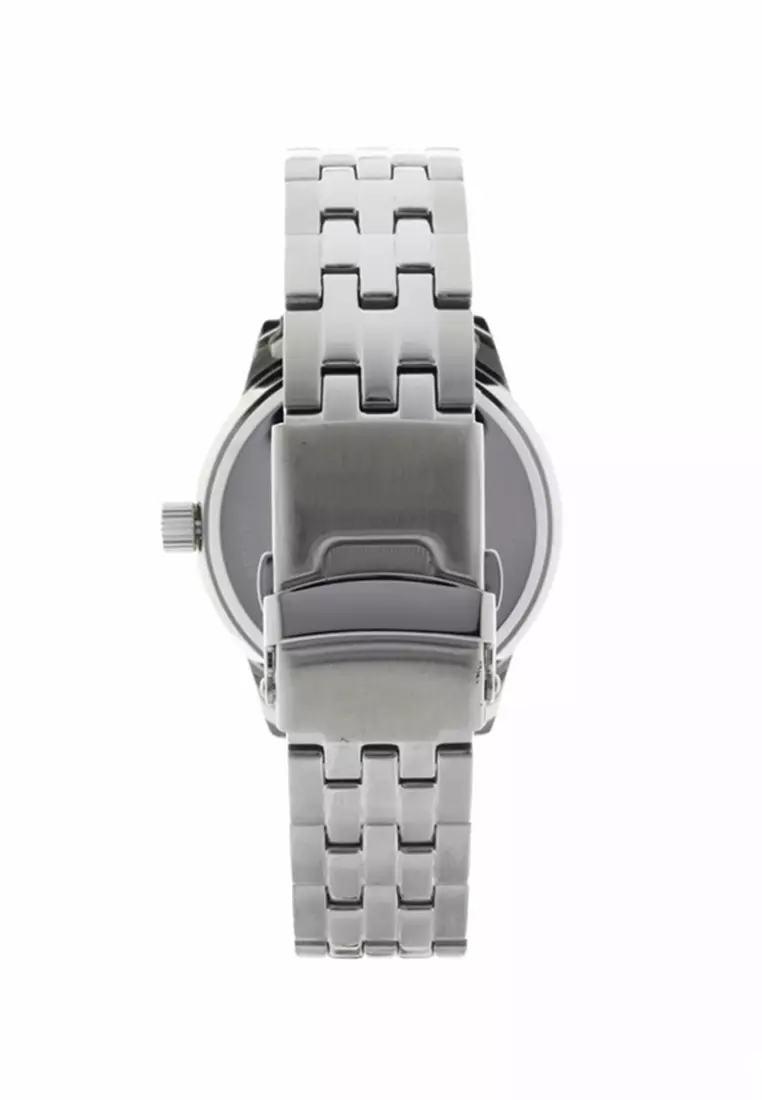 Swiss Military by Chrono Mens Stainless Steel 3-Hand Silver Stainless Steel Watch