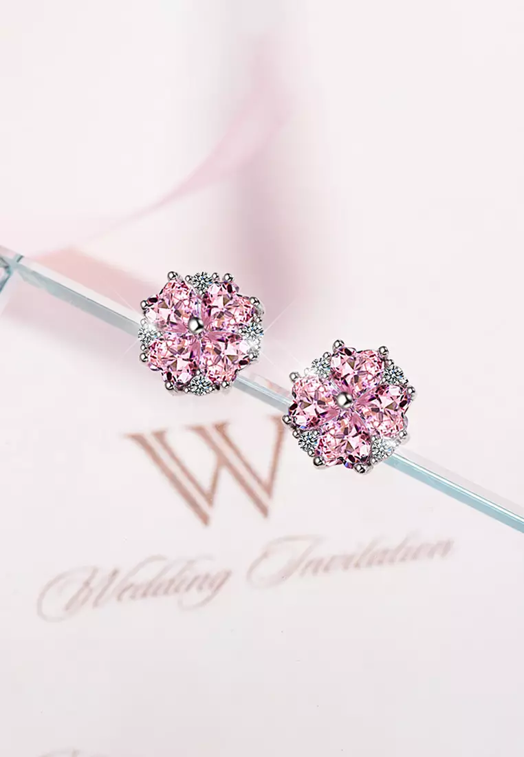 Anting Wanita Korean Fashion Berlian Anting Giwang Perhiasan Original Kotak Indah