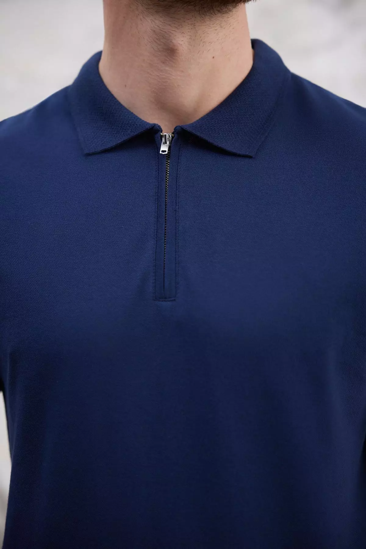 Zip Polo Shirt