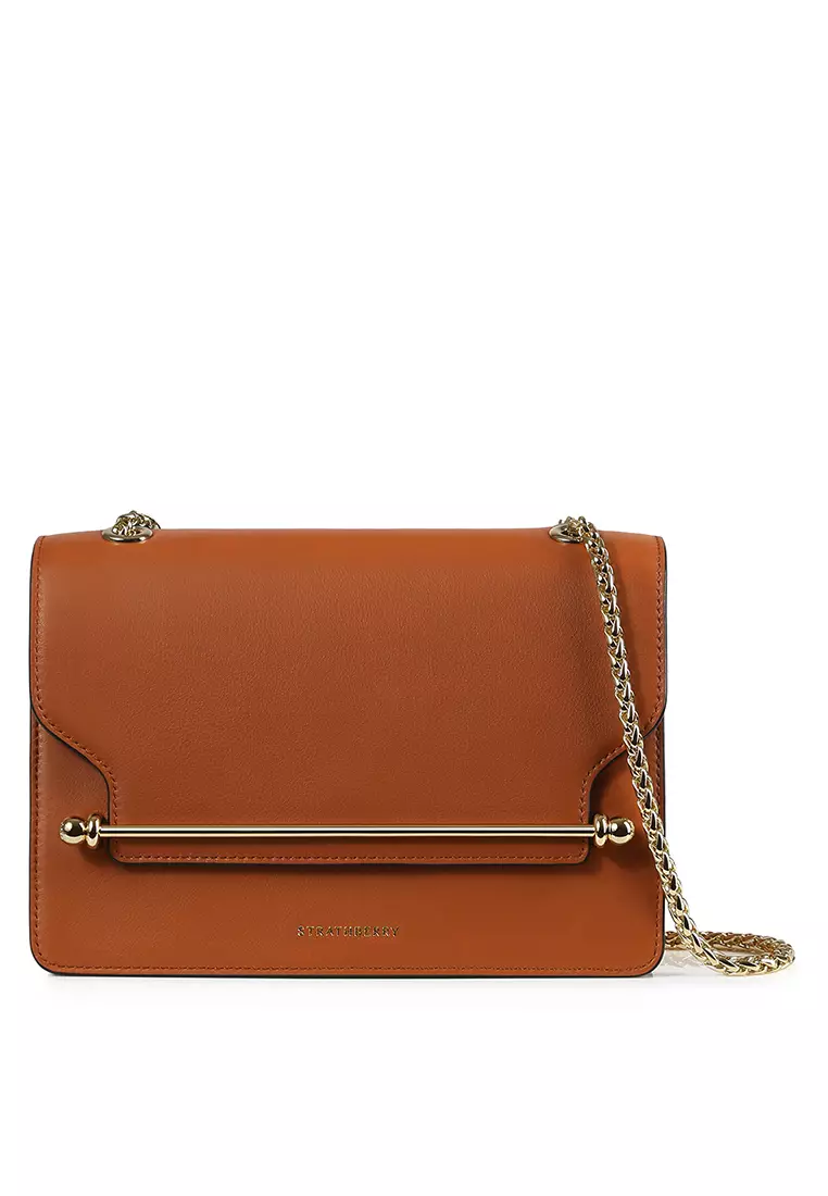 Strathberry EAST/WEST CROSSBODY - CHESTNUT 2024 | Buy Strathberry ...