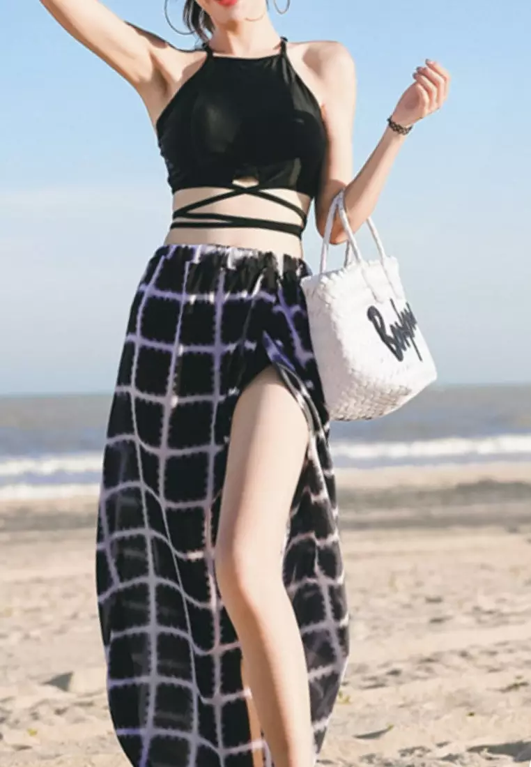 Temptation Bikini Swimsuit Baju Renang Wanita High Quality model three-pieces