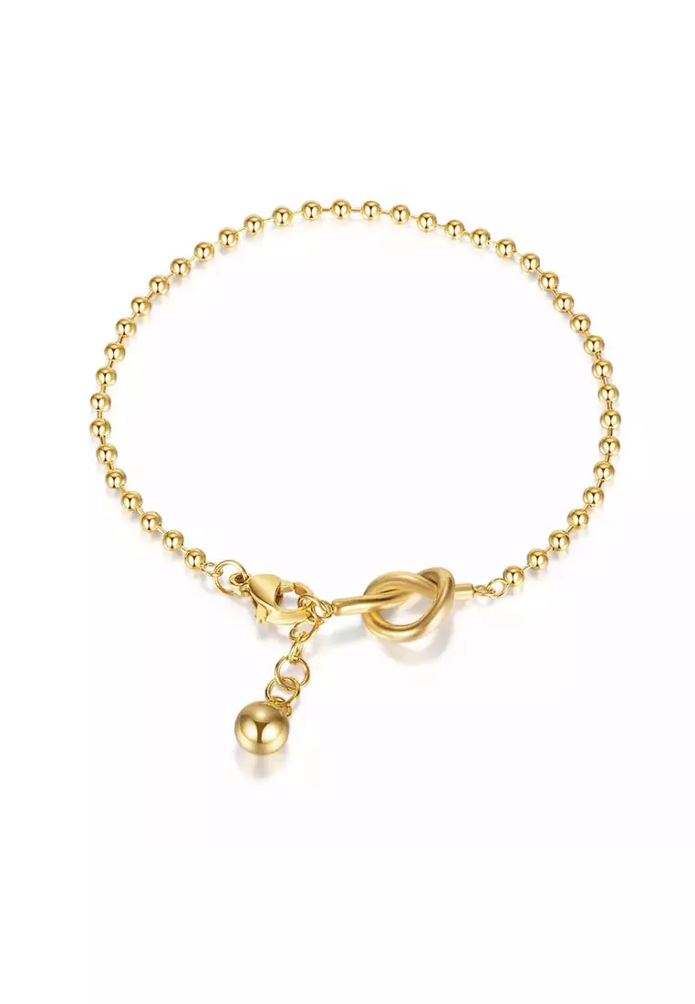 Gold chain link bracelet on sale womens