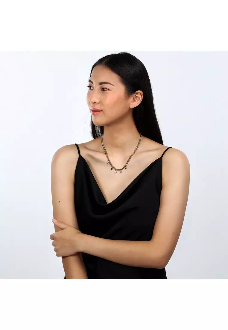 Morellato Poetica 38+7cm Women's Rainbow Necklace SAUZ01