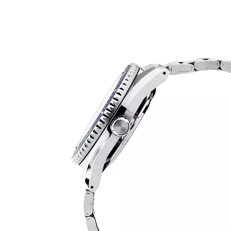 Jam Tangan Pria Alba Mechanical AL4359X1 Men Blue Dial Stainless Steel Strap