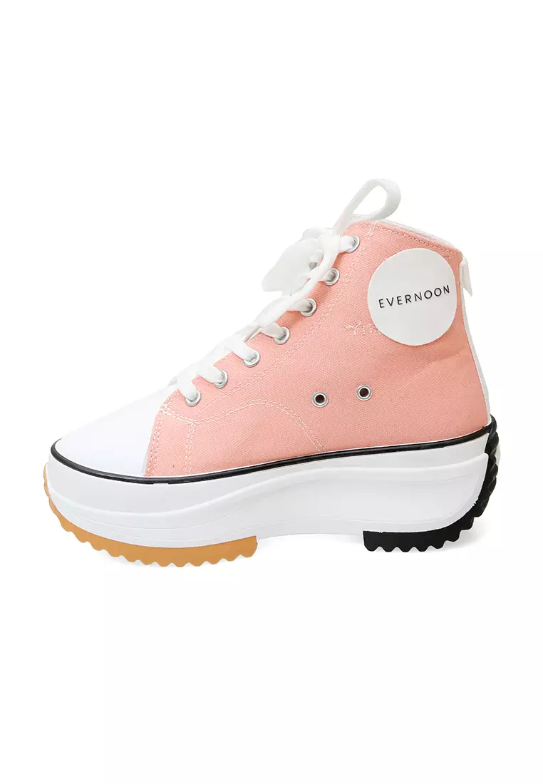 Sneakers Wanita Tali Ikat Design Stylish Premium High Quality - Pink