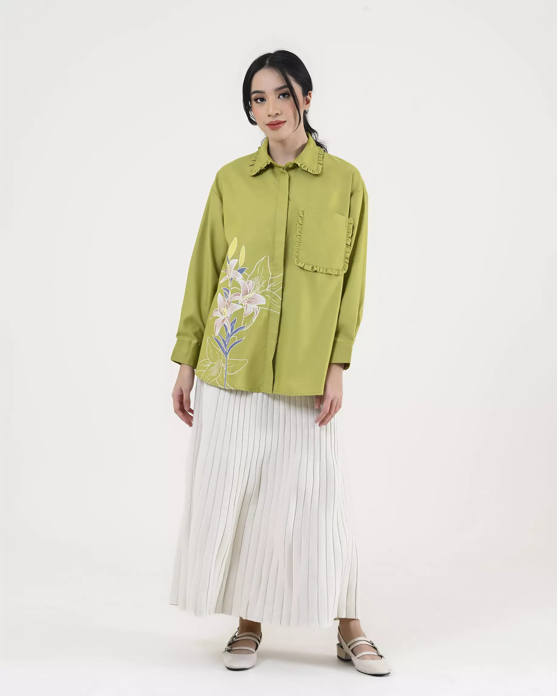Geulis.id LULU SHIRT - Limelily
