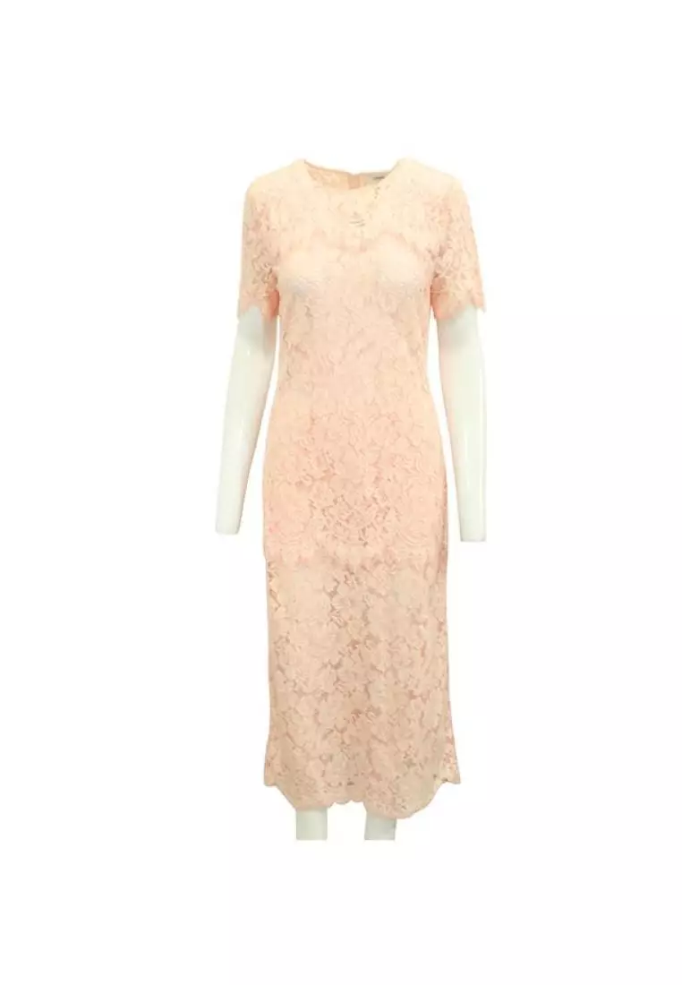 Ganni lace outlet dress