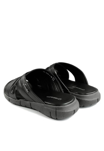 Jual Crocodile Crocodile Leather Wedge Sandal Cs 9616 1 Black