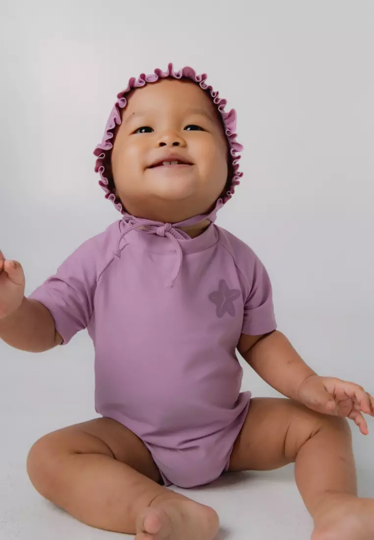 Soleil Baby Onesie Diving Leotard - Orchid