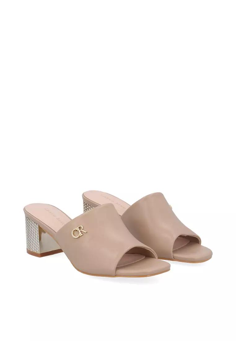 Medium Brown CR Thalia Heeled Sandals