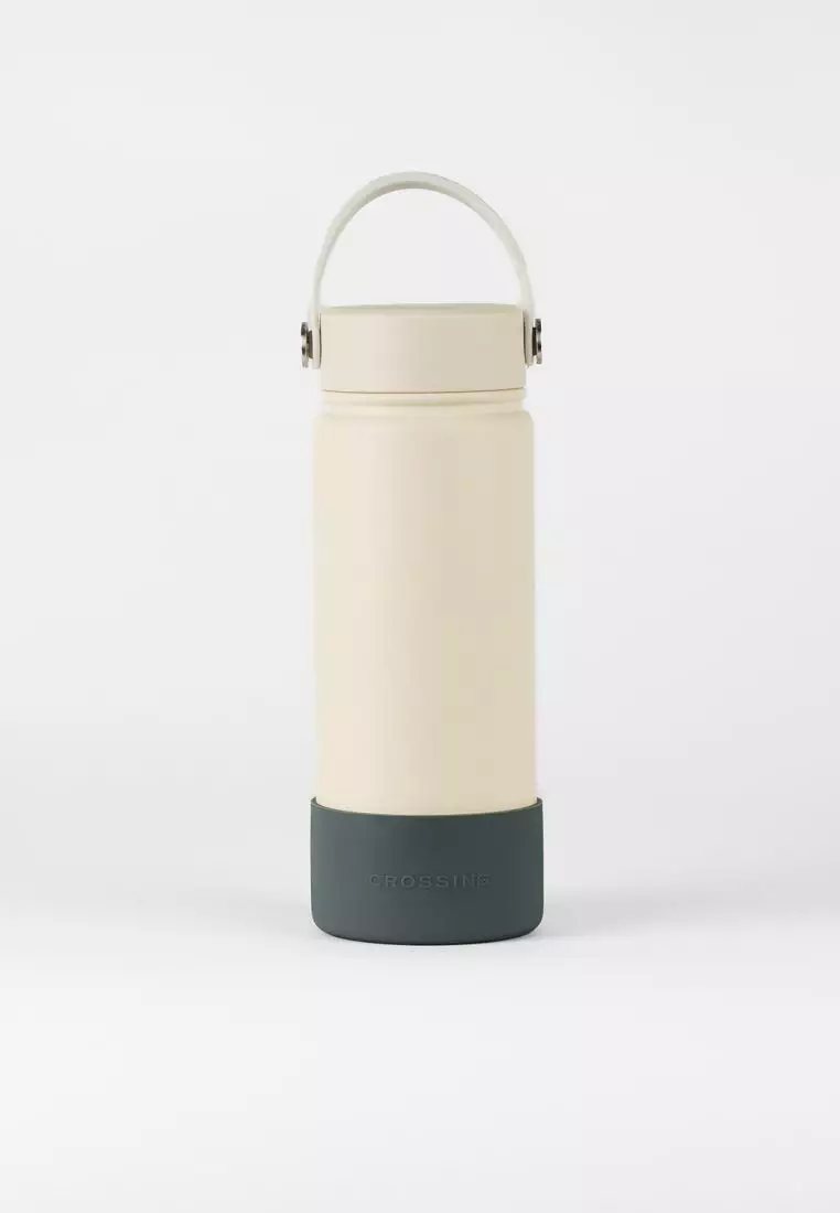 Crossing Silicone Water Bottle Boot - Fits Diameter 9-9.5cm (1100ml) Blistered Pack - Forest Green