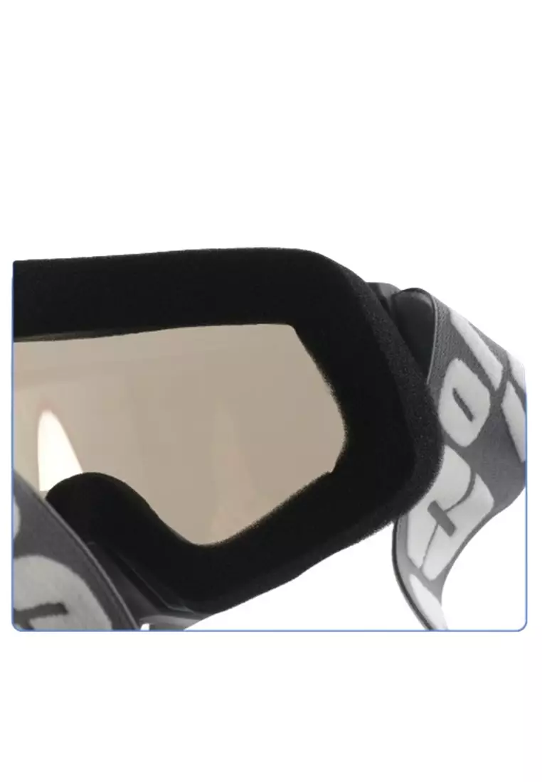 Kacamata Olahraga Unisex Motocross MTB ATV Ski Goggles Face Clear ORIGINAL - Gray