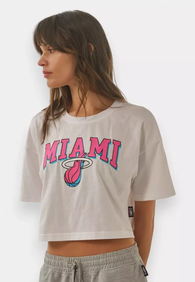 MIami Heat Crop Top Boxy Fit